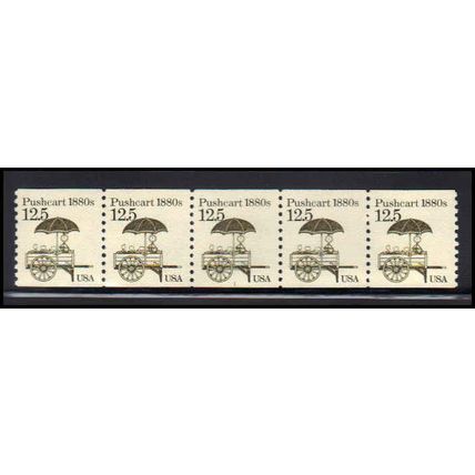 2133 12.5c Pushcart Fine MNH Dry Gum PNC 1/5 X2191