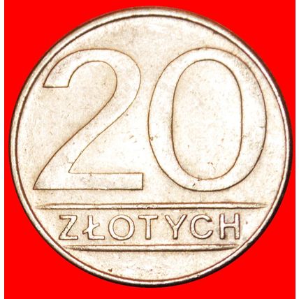 STARS ON EAGLE: POLAND ★ 20 ZLOTY 1988★LOW START★NO RESERVE