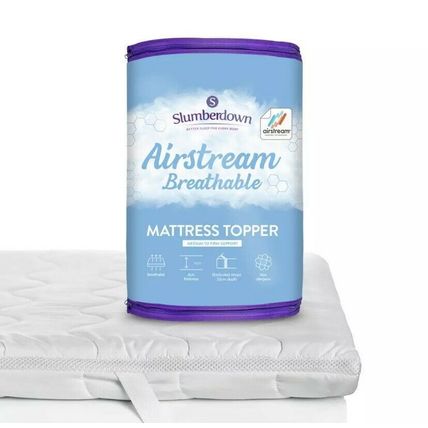 Slumberdown Airstream Breathable Single Mattress Topper