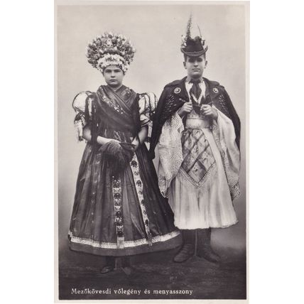 Mezokovesdi Volegeny es Menyasszony Hungary RPC Postcard