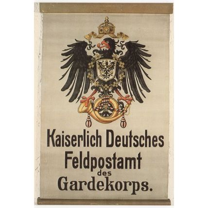 Dortmund German Military Gardekorps Post Office Sign FDC Postcard