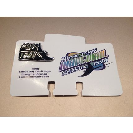 DEVIL RAYS INAUGURAL SEASON PIN 1998
