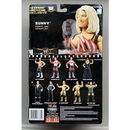 wwe wwf ljn classic superstars toyfare magazine 1 of 3000 sunny wrestling figure