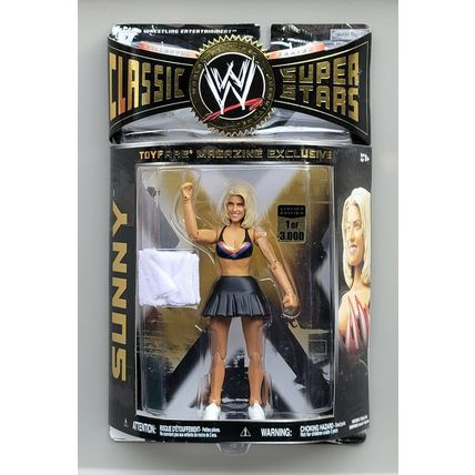 wwe wwf ljn classic superstars toyfare magazine 1 of 3000 sunny wrestling figure