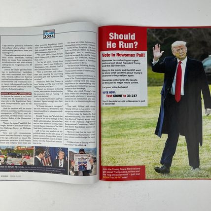NEWSMAX Magazine Special Report Summer 2022 Independent American Trump 2024