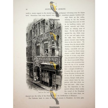 Valence, Maison Des Tetes, France, Book Illustration (Print), c1875