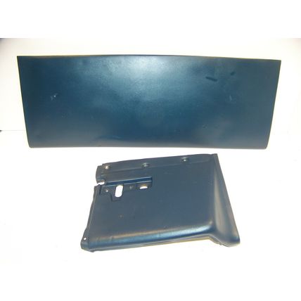 1965 CHRYSLER IMPERIAL BLUE PADDED DASH TRIM 2 PCS OEM LEBARON CROWN