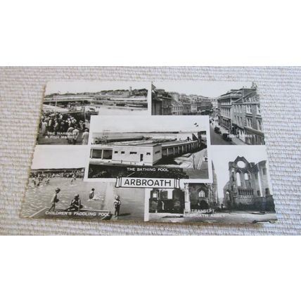1960s real photo Postcard - Scenes from Arbroath - Angus