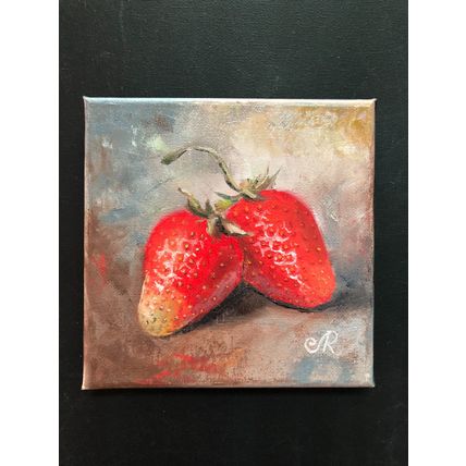 Still Life Fruits Oil Painting Berry Art