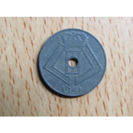 Belgium 1941 5 Centime Belgique (French Text) Coin