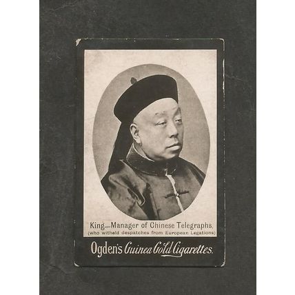 Ogdens Guinea Gold Boer War King Manager of Chinese Telegraphs #73(a)