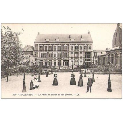 59 - Tourcoing - LE PALAIS DE JUSTICE VU DES JARDINS