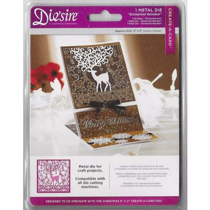 Crafter's Companion. Die'Sire. Enchanted Reindeer Die Set. Die Cutting Crafts