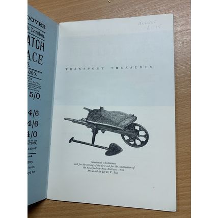 1962 "TRANSPORT TREASURES" BRITISH TRANSPORT COMMISSION PAPERBACK BOOK (LL)