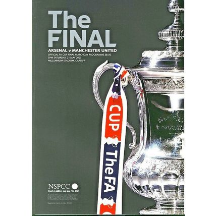 ARSENAL v MANCHESTER UNITED FA CUP FINAL 2005
