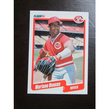 1990 Fleer Update Mariano Dumcan Cincinnati Reds Card #U12