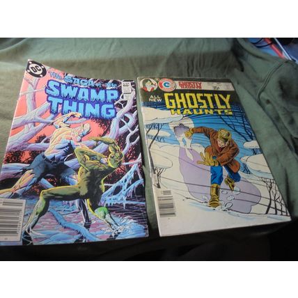 HORROR LOT OF TWO! Swamp Thing 15 & Ghostly Haunts 54! $16.00 Shipped!
