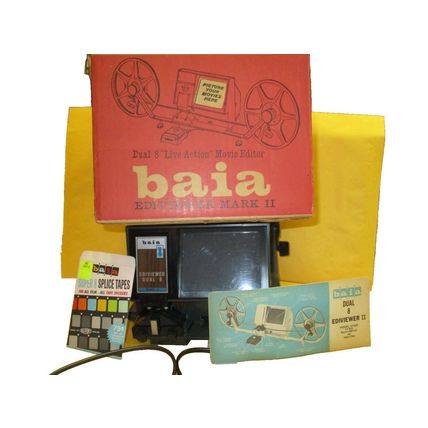 Vintage Baia Ediviewer Mark II 2 Super 8mm Film