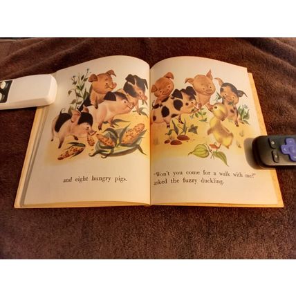 Little Golden Book The Fuzzy Duckling (A) Edition 7.0 FN/VF By Jane Werner 1949