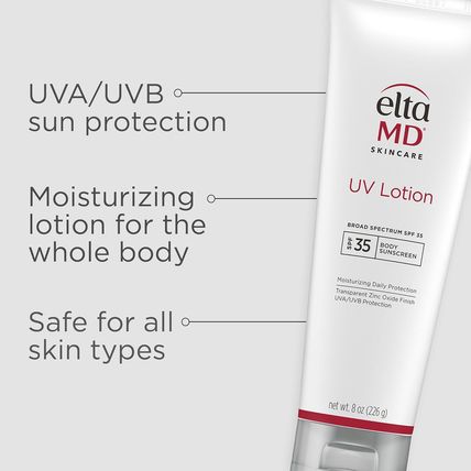 Eltamd UV Lotion Body Sunscreen, SPF 30+ Sunscreen, Body Lotion with SPF Made wi