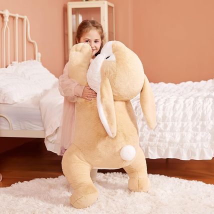 IKASA Giant Rabbit Stuffed Animal Plush Toy, 30" Large Bunny Plushy Toys for Kid