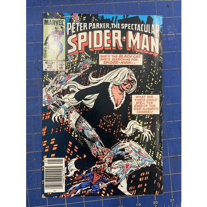 Spectacular Spider-Man #90 - NEWSSTAND | VF- | 2nd Black Costume | Marvel 1984