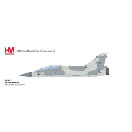 MIRAGE 2000-5DI 2051/DI01 2ND TFW ROCAF - HOBBY MASTER HA1651 1/72 - PRE ORDER