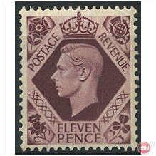 1937 SG475 11d Plum Mounted Mint SG475