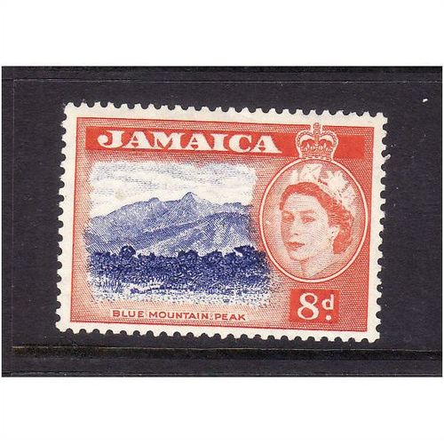 JAMAICA 1956 SG167 8d BLUE MOUNTAIN PEAK M MINT