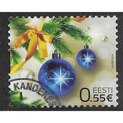 EST 2014 €0.55 (S/A) 'CHRISTMAS' FINE USED (EBID63-671)