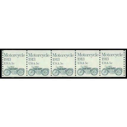 1899 5c Motorcycle Fine MNH Dry Gum PNC 3/5 P0502
