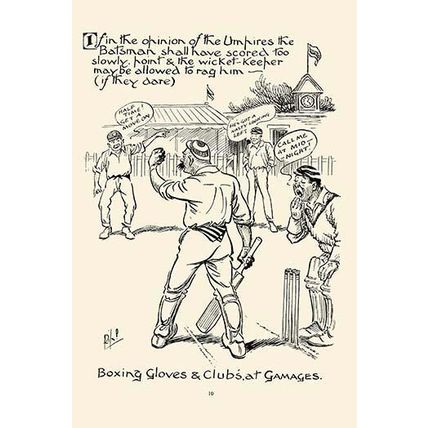 Boxing Gloves & Clubs 12 x 18 Poster