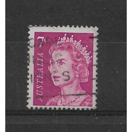 Australia.SG388a 7c Queen Elizabeth II (Purple).Fine Used.Jan22b