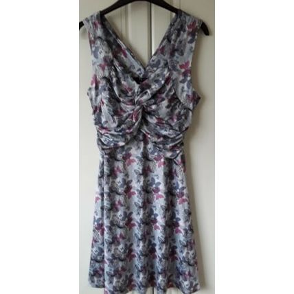 NWT Stella Morgan dress size 12 multi grey sleeveless