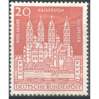 Germany 1961 - SG1280 - 20pf - Speyer Cathedral - unused