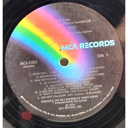 Airport 1975 Original Motion Picture Soundtrack LP Vinyl Record Album (P10)