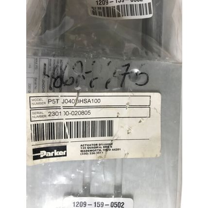 NEW PARKER P5T-J040DHSA100 PNEUMATIC LINEAR ACTUATOR,EQ
