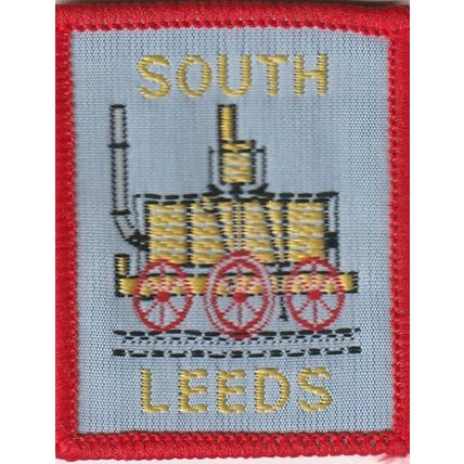 Scout Badge UK- South Leeds - Black Back (BY196)