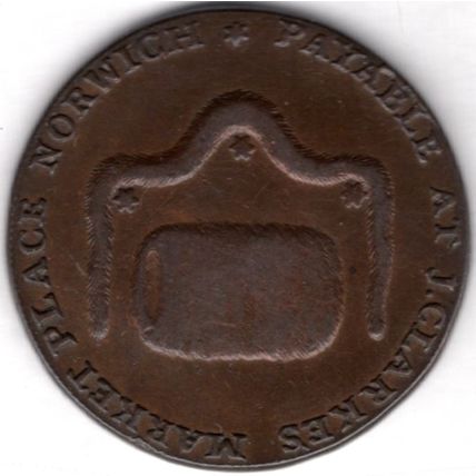 Great Britain. Clarke's Norwich Halfpenny 1794. dy20884