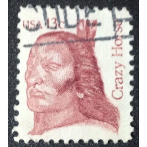 US Stamp #1855 used: 1982 13c Crazy Horse [3]