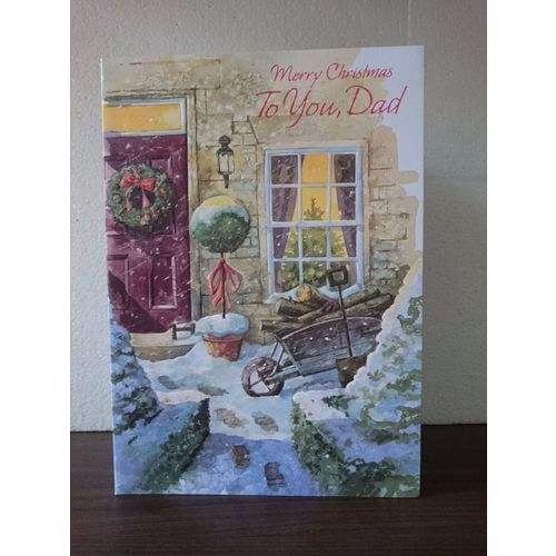 Medium/Large Christmas Cards - Dad - 01
