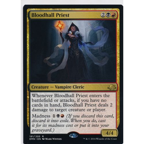 Magic the Gathering MTG Eldritch Moon 181/205 Bloodhall Priest