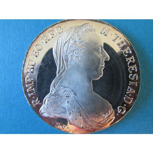 1780 AUSTRIA MARIA THERESA SILVER PROOF THALER. AAA
