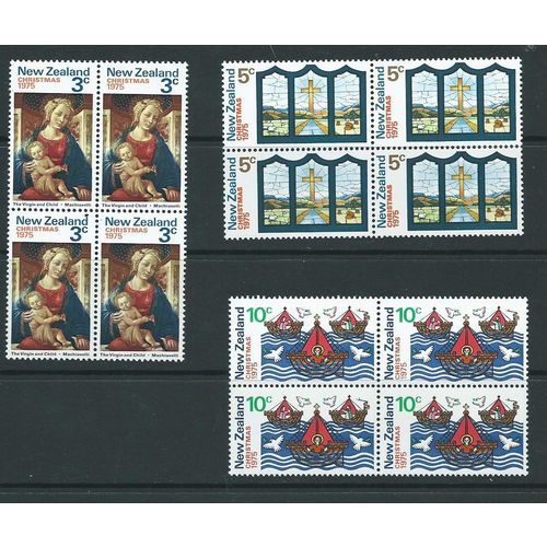 New Zealand stamps mnh sg1083 sg 1083 christmas blk 4