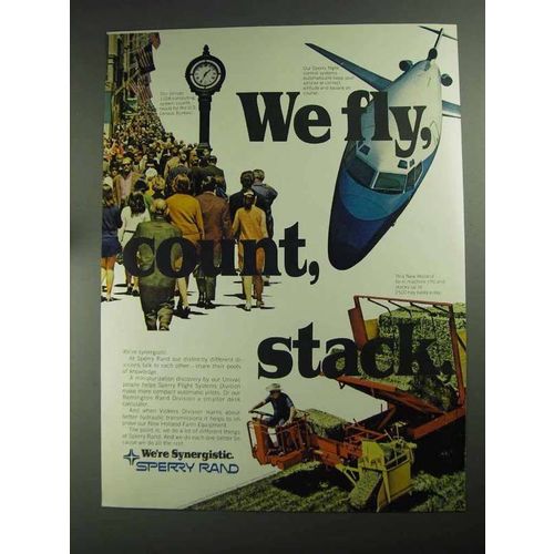 1968 Sperry Rand Ad - New Holland Farm Equipment