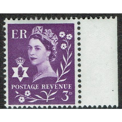 Northern Ireland 1958 3d Deep Lilac SGNI1 UM