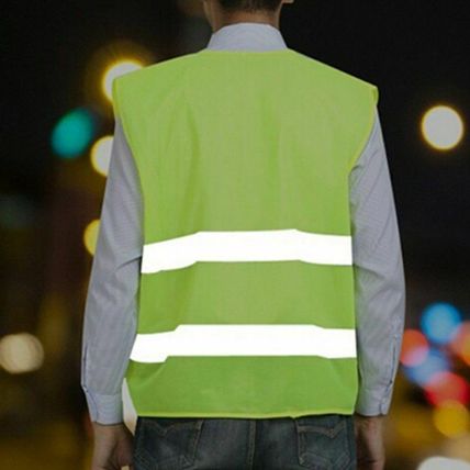 High Safety Visibility Reflective Vest Warning Waistcoat Stripes Jacket Car UK