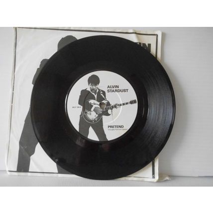 7".1981. ALVIN STARDUST, PRETEND ,STIFF BUY 124. GOOSEBUMPS. NEAR MINT