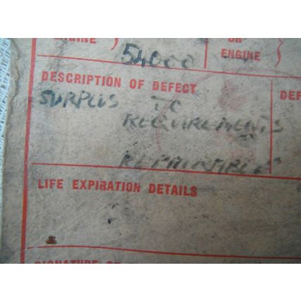 WW2 ? Cold War ? RAF Suppressor 5C/1002 With RAF Label
