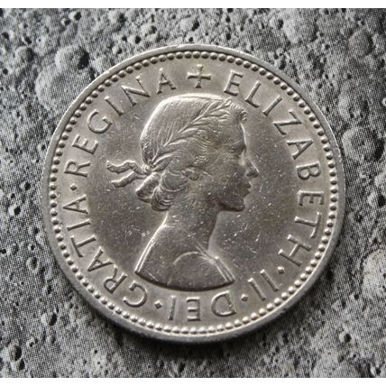 1960 Queen Elizabeth II Cupro-Nickel Shilling 1/- British English